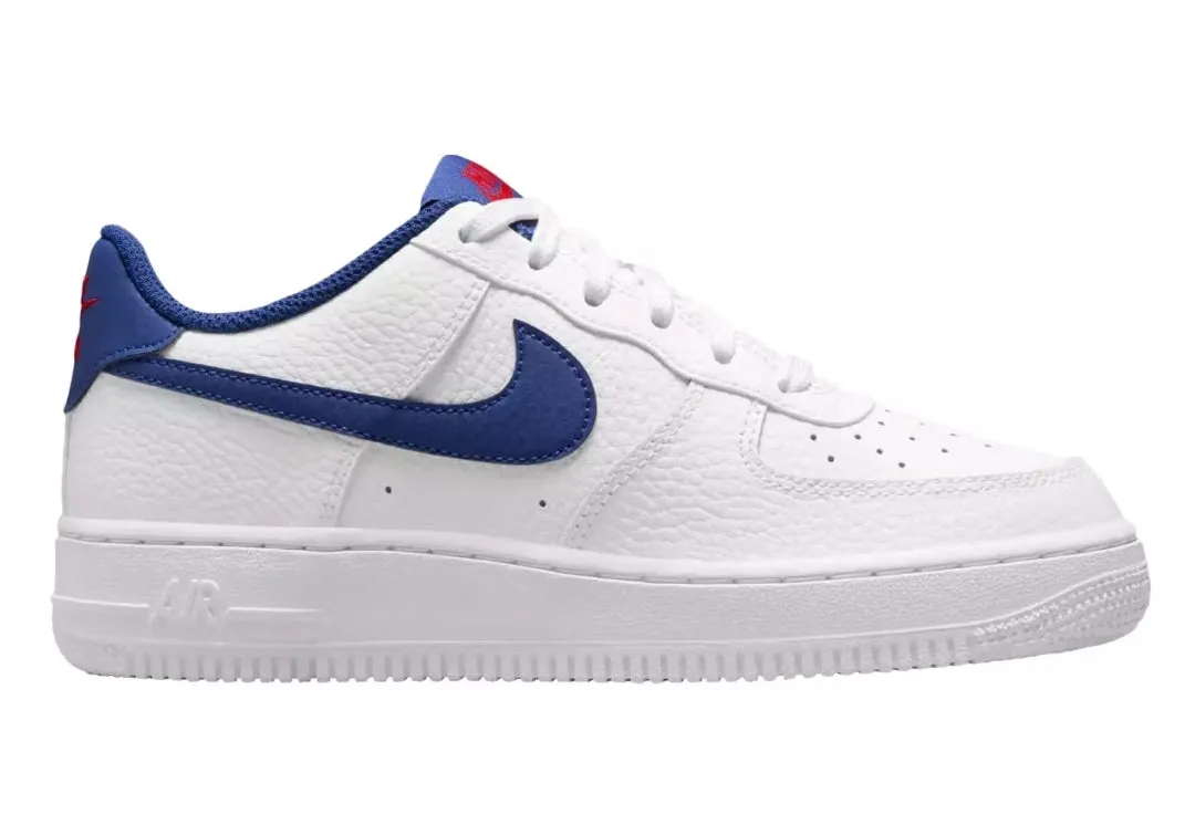 Toe Protection Earth Mood Nike Air Force 1 LowWhite Deep Royal (GS)