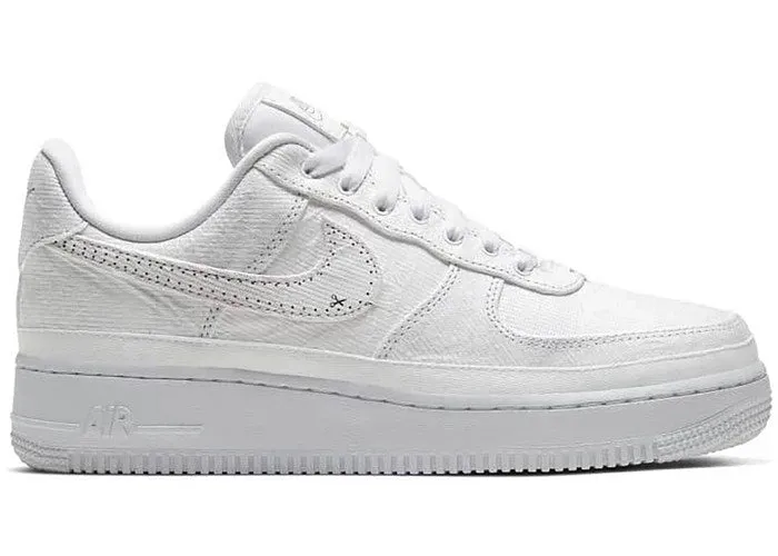Nike Air Force 1 LX Tear Away White (w) Satin Glow Global Fit
