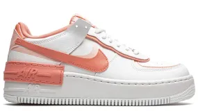 Hiking Mood Sweat Resistant Frequent Travelers Nike Air Force 1 Shadow White Coral Pink (W)