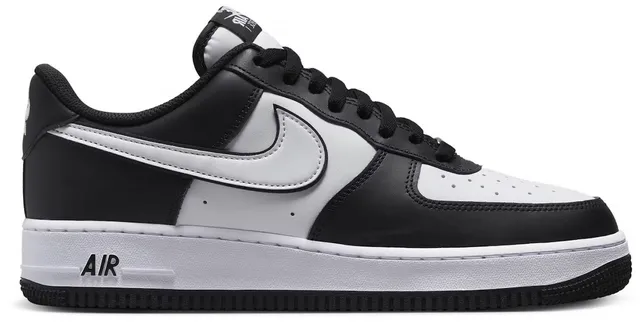 Casual Nike Air Force 1 White Swoosh Panda (GS)