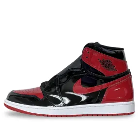 Match Fit Slip Resistant All Weather Nike Air Jordan 1 High Patent Bred