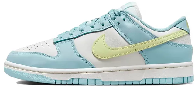 Comfort Shank Kids Fun Nike Dunk Low Ocean Bliss Citron Tint (W)