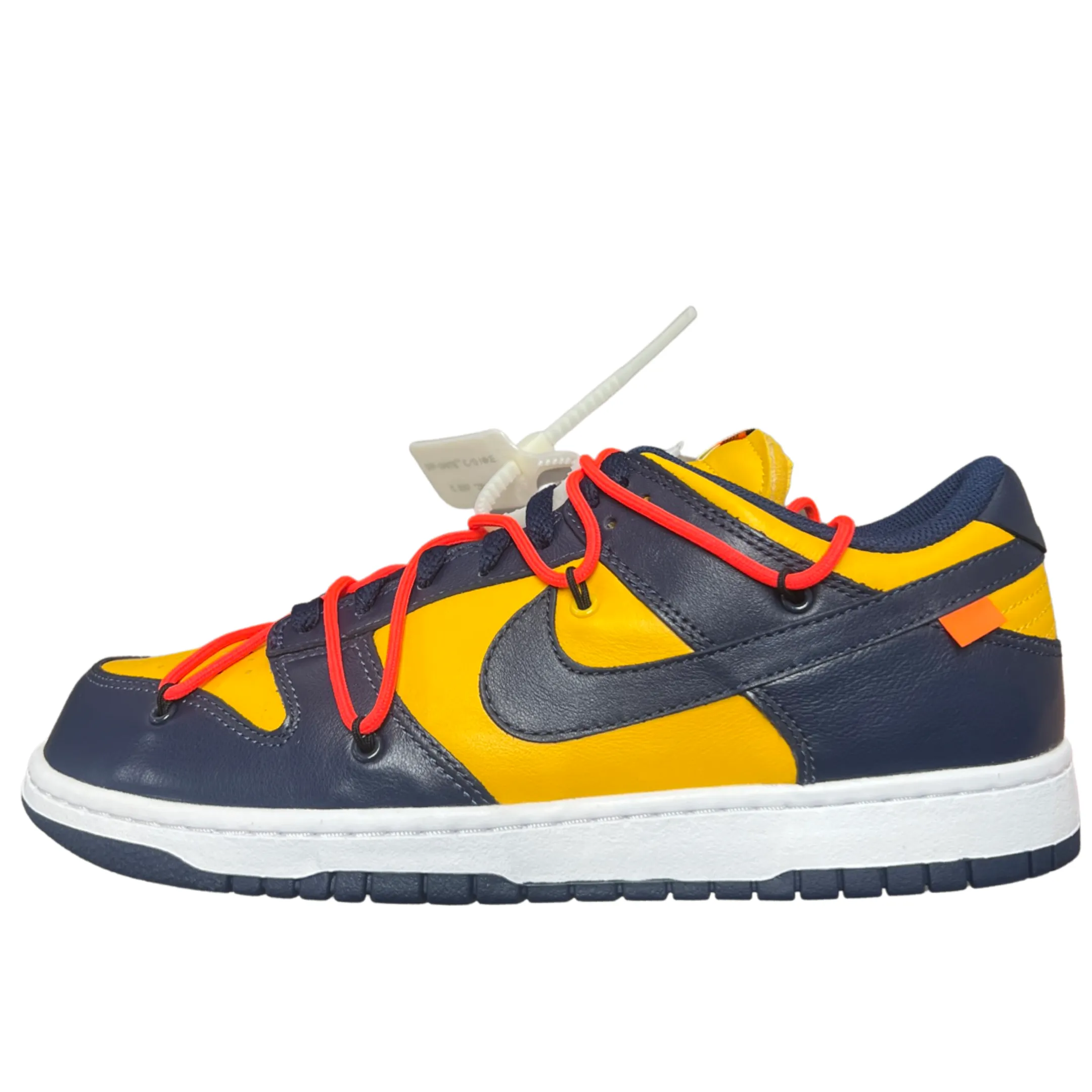 Nike Dunk Low Off-White University Gold Michigan Travel Must Ocean Walk