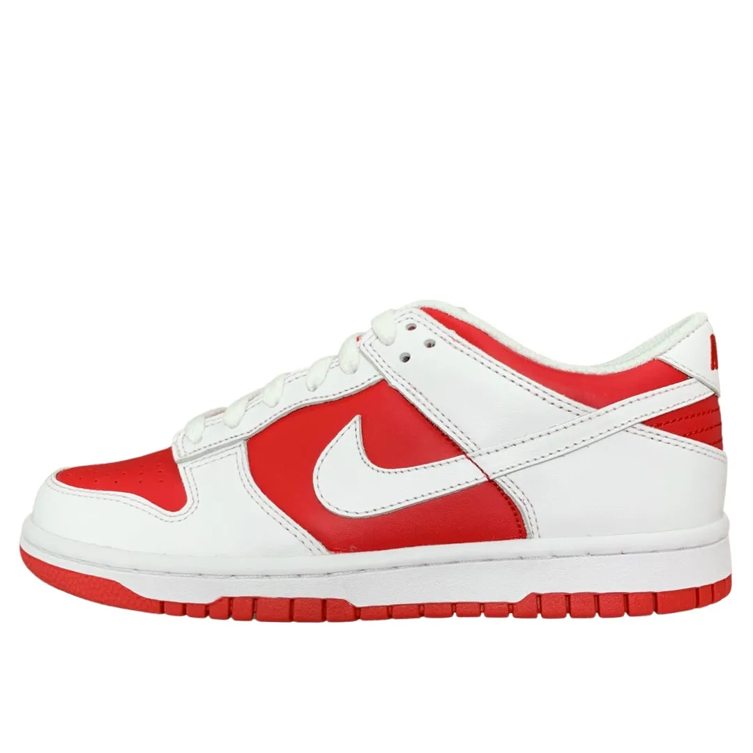 Nike Dunk Low White University Red GS Deep Grip
