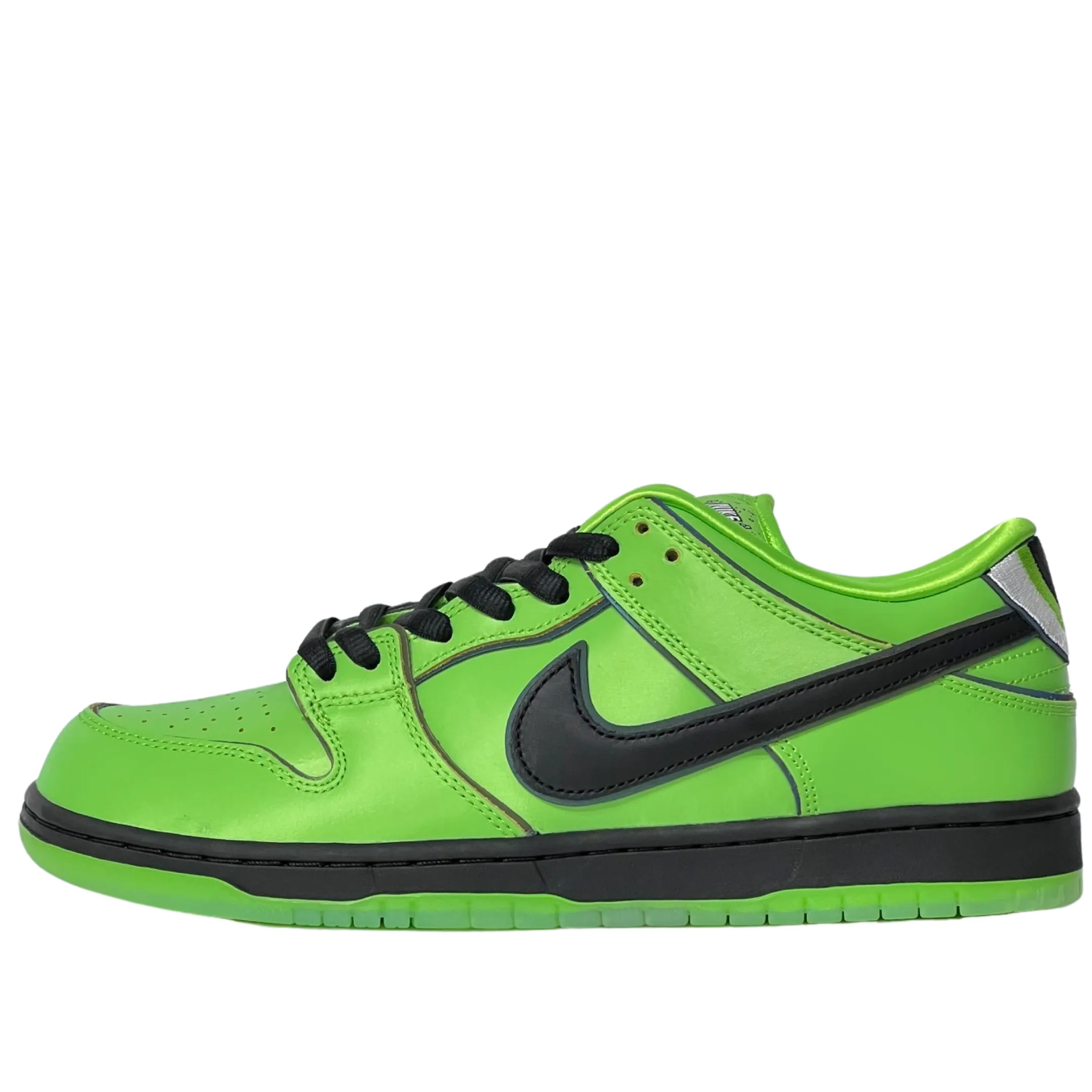 Nike SB Dunk Low The Powerpuff Girls Buttercup Matte Edge