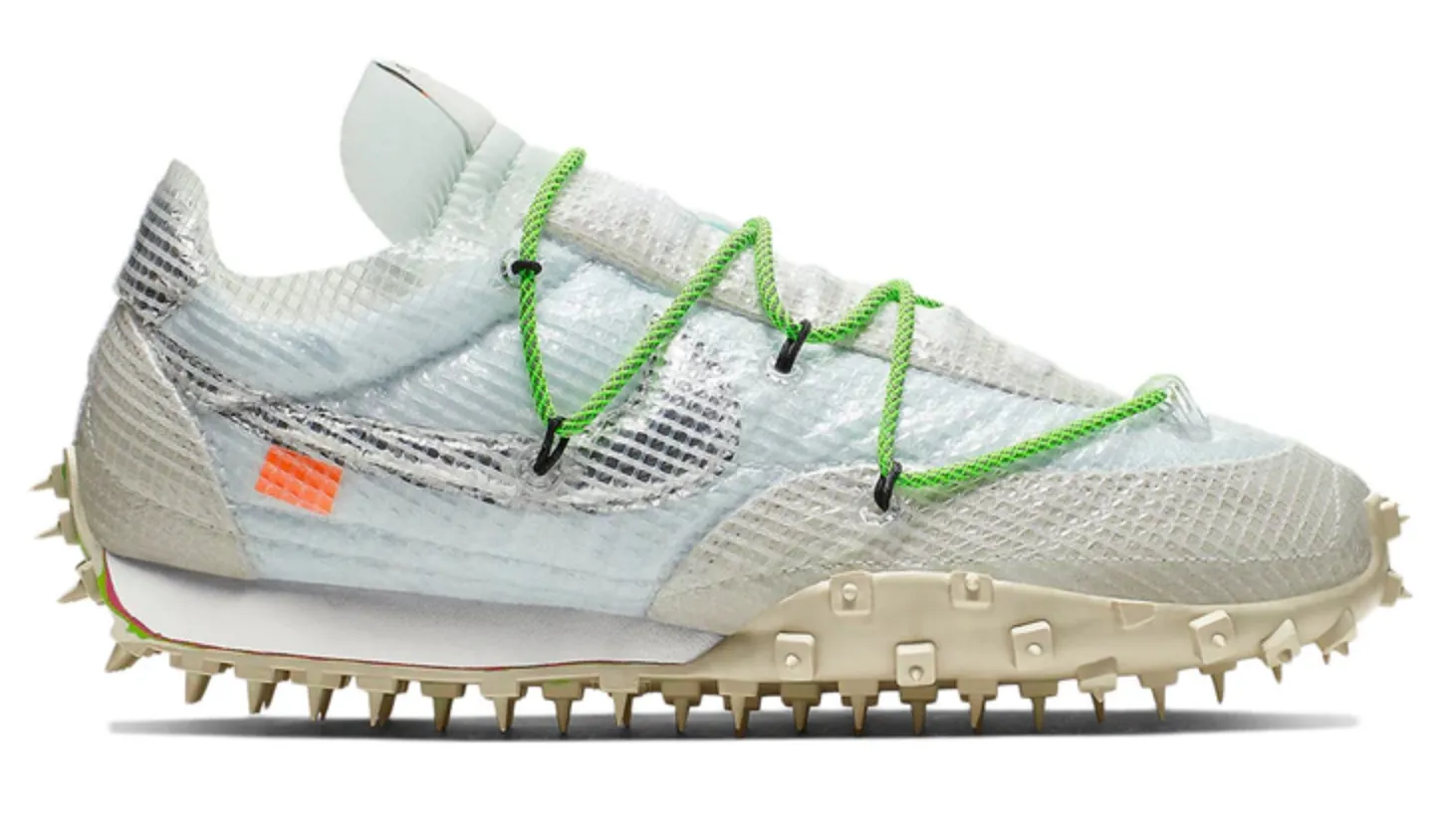 Nike Waffle Racer Off-White White (W) Lightweight Form Road Trip Sweat Resistant Indoor Fitness