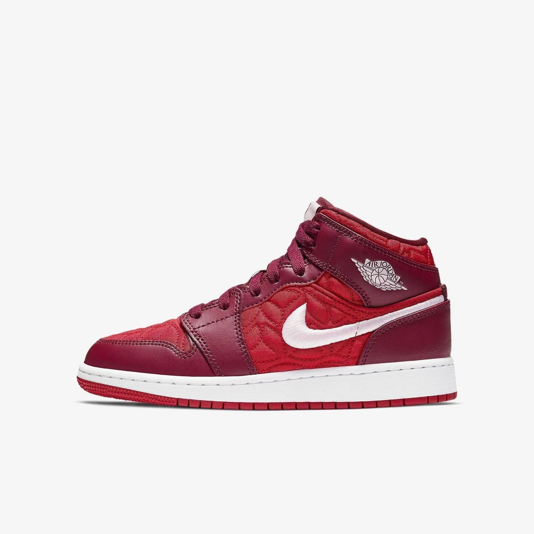 Mid Top Body Support (GS) Air Jordan 1 Mid SE 'Red Quilt / Valentine's Day' (2020) AV5174-600