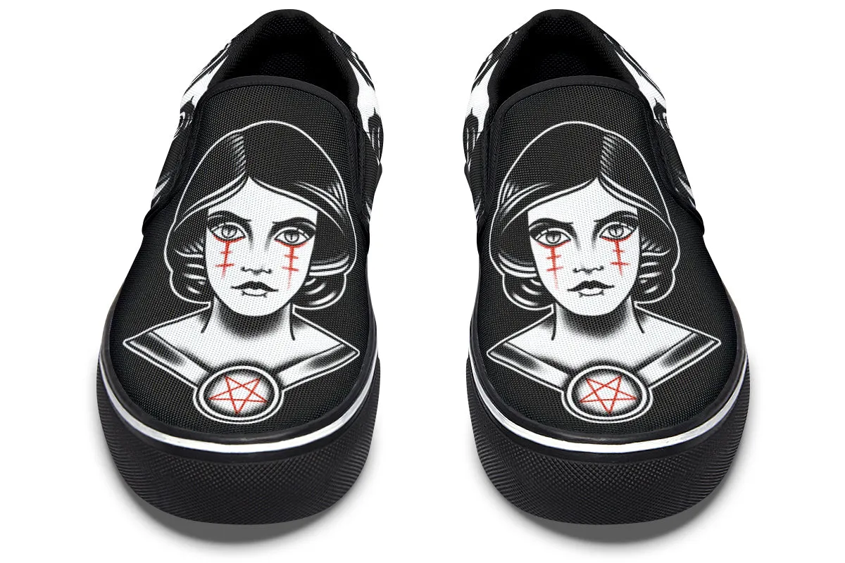 Witch Slip On Shoes senior care Nordic Tone