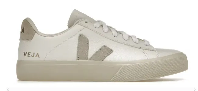 Veja Campo Low Chromefree Leather White Natural (Women's) Boho Free Global Fit