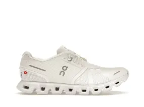 On Running Cloud 5 Undyed-White (W) Green Core Angel Glow