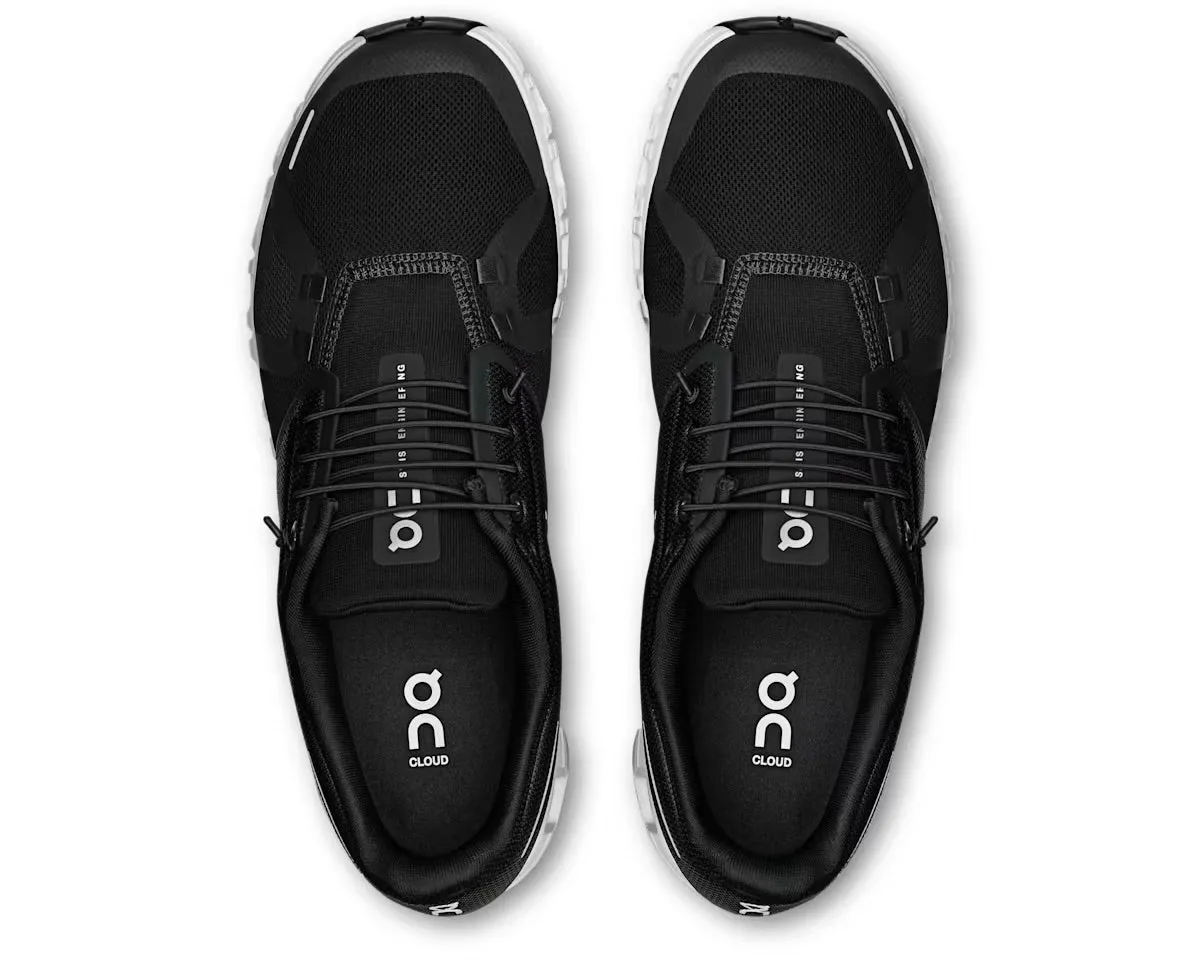Shock Resistant On Running Cloud 6 Black White (Women??s)
