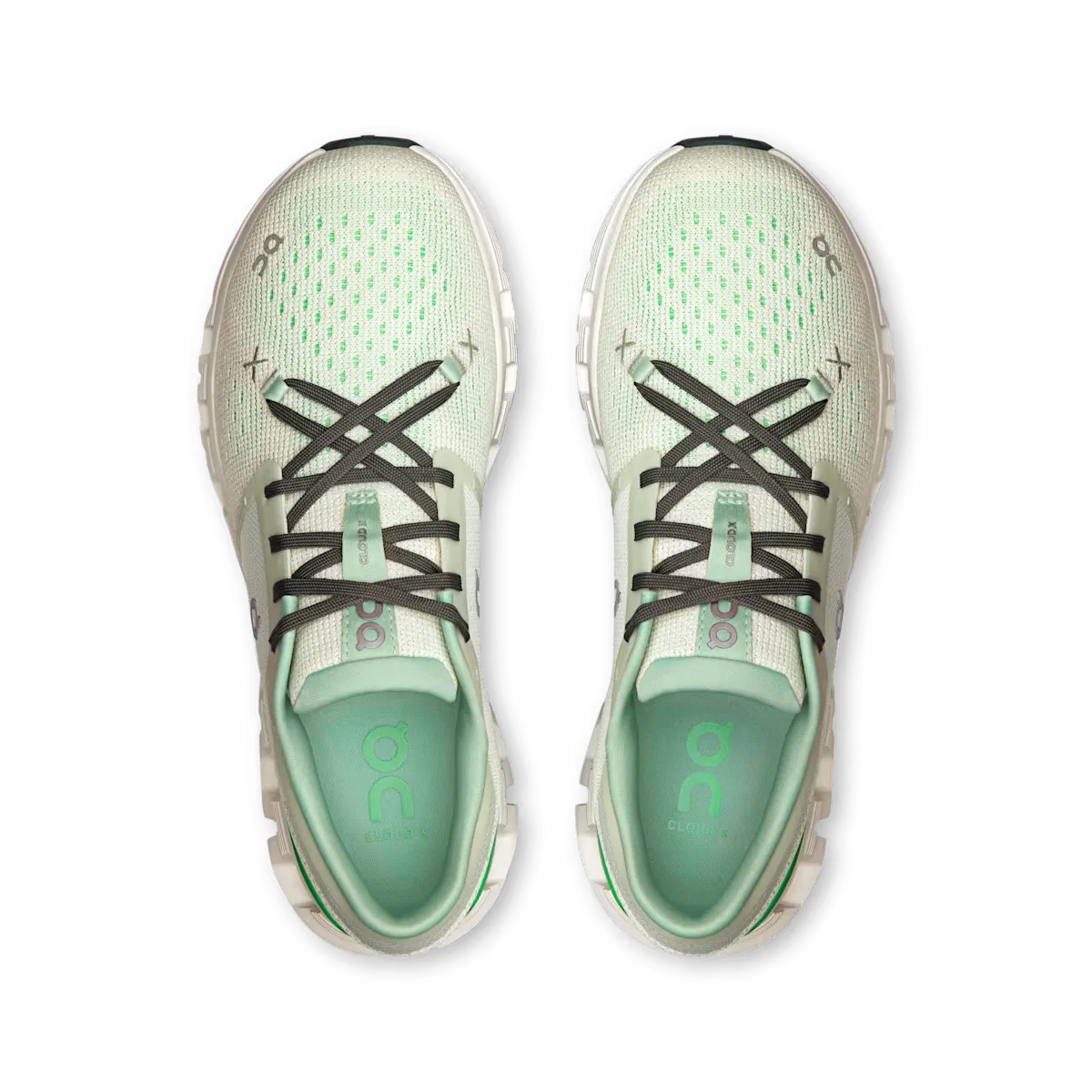 night walk On Running Cloud X 4 Aloe Honeydew (Women's)