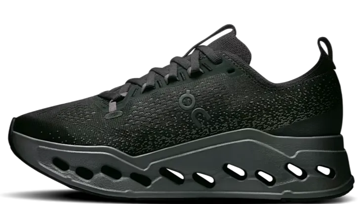 Peace Step Heat Mode On Running Cloudsurfer Max Black Eclipse (Women's)