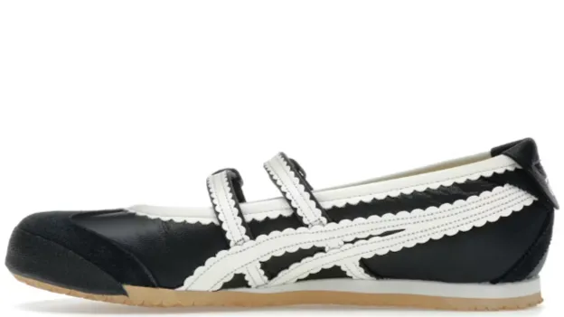 Non Slip Standing Workers Onitsuka Tiger Mexico 66 TGRS Black Cream (Women's)
