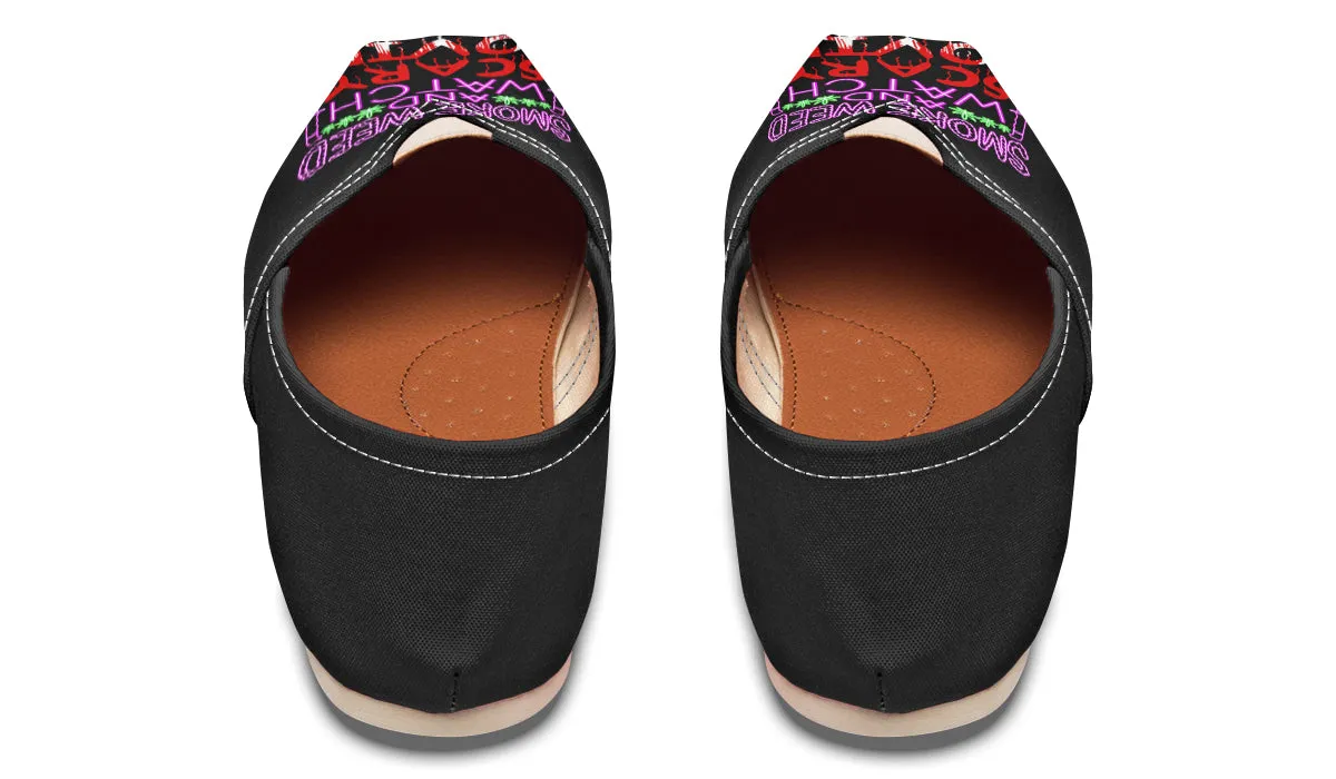 Leather High Arch Watch Scary Movies Casual Shoes