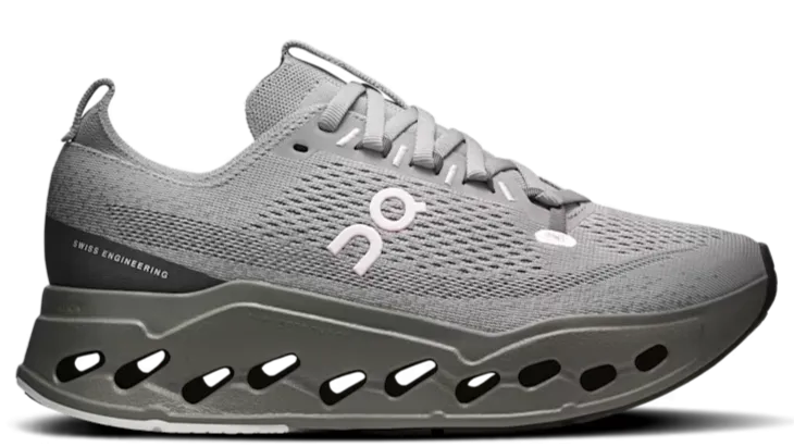 On Running Cloudsurfer Max Alloy Asphalt (Women's) Sky View Grip Hold