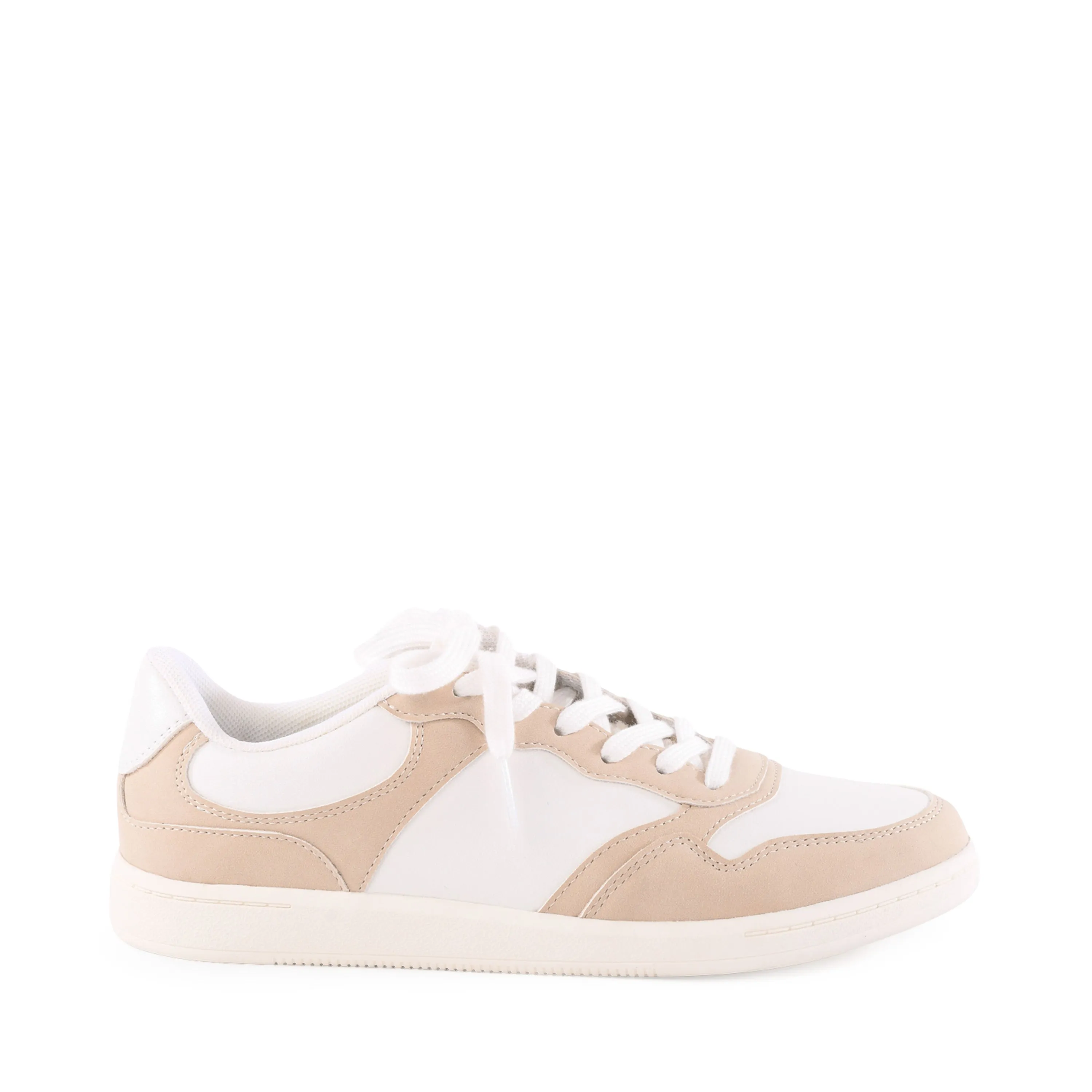 Cushioned Footbed Paper Planes Sneaker in Sand from BC Footwear