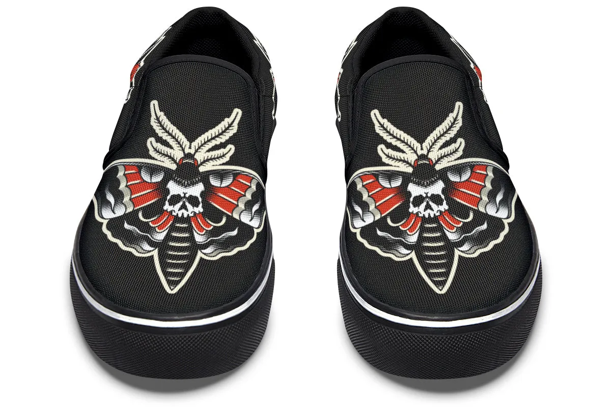 Padded collar Stable Step Deathmoth Slip On Shoes