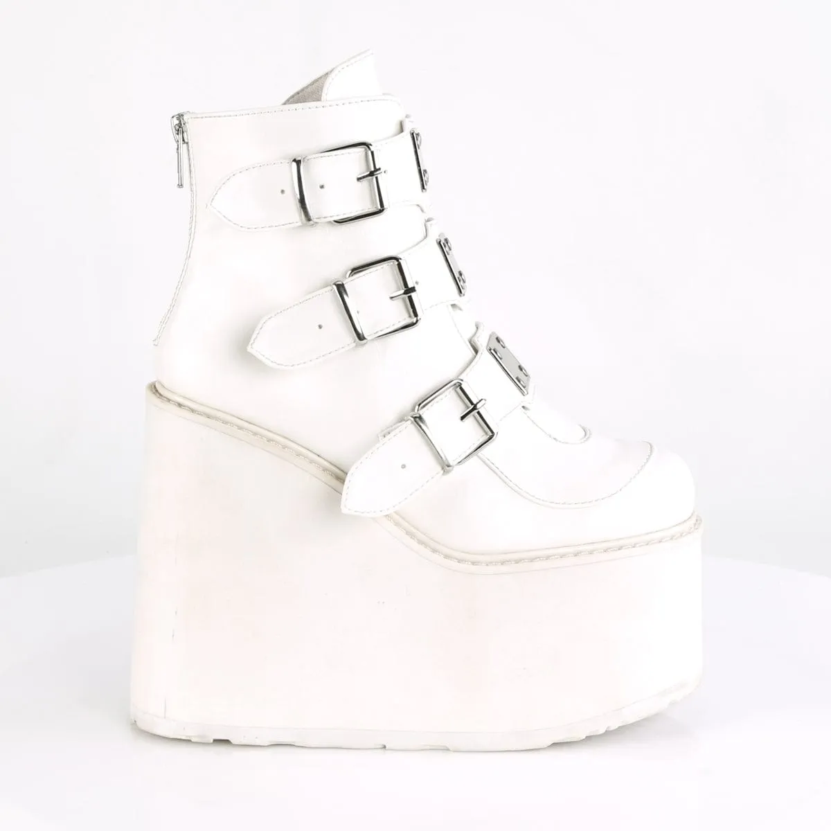 Cross Road SWING-105 White Vegan Leather