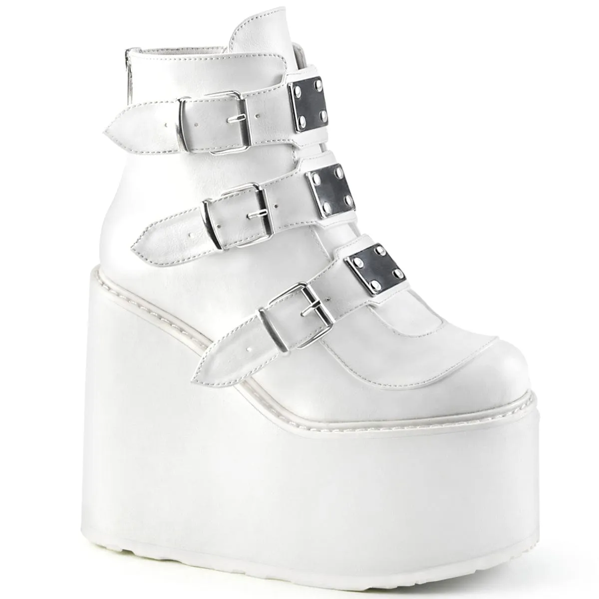 Wild Trek SWING-105 White Vegan Leather