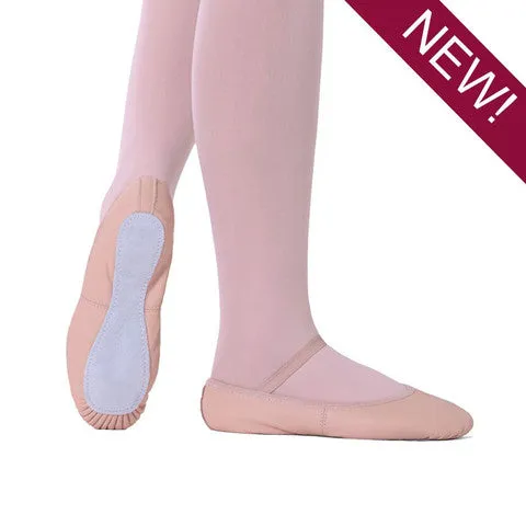 Nadeen -- Stretch Leather Full Sole Ballet -- Pink Stable Step