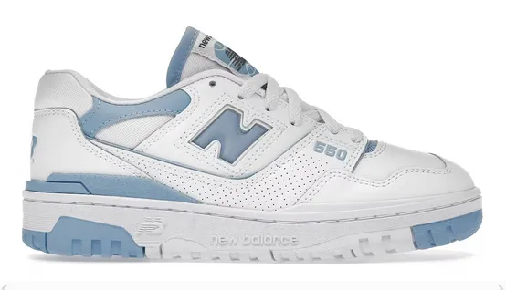 Urban Sleek Foam Base New Balance 550 UNC White Dusk Blue (Women's)