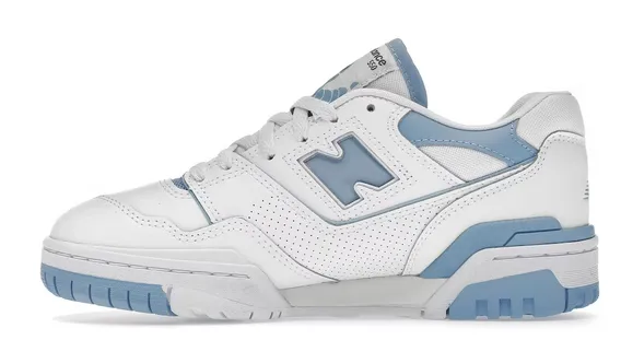 New Balance 550 UNC White Dusk Blue (Women's) Hero Edge Energy Walk