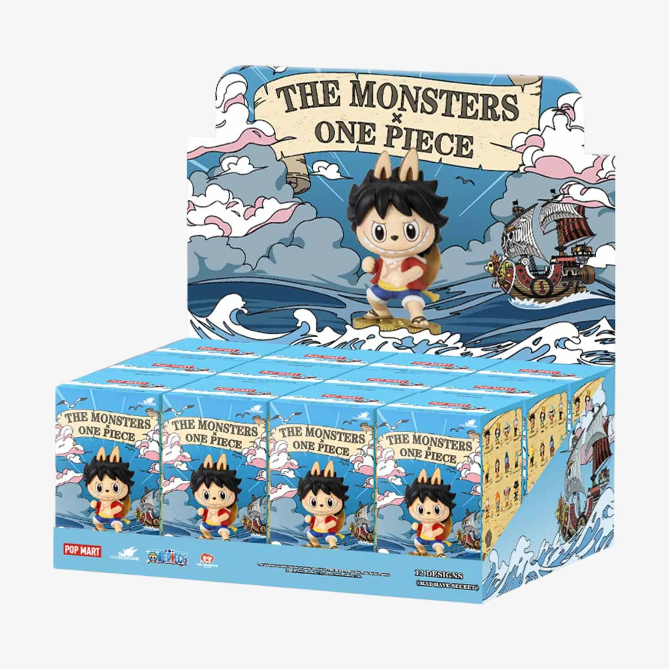 Unique Design Pop Mart Labubu The Monsters x One Piece Series Vinyl Figure Blind Box Breathable Outsole