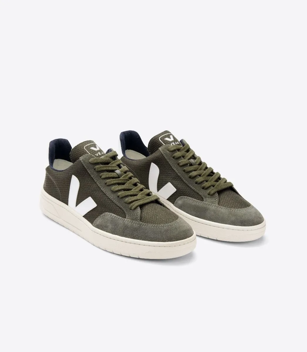 Fashion Glow Early Jog V-12 Sneaker in Mesh Olive from Veja