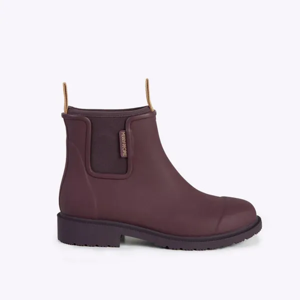 Bobbi Rain Boot in Dark Cherry from Merry People Sun Glow Season Ease