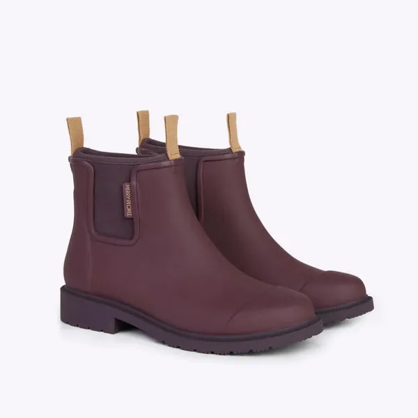 Bobbi Rain Boot in Dark Cherry from Merry People Quiet Sole
