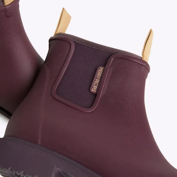 Feather Light Modern Commuters Quick Flow Bobbi Rain Boot in Dark Cherry from Merry People