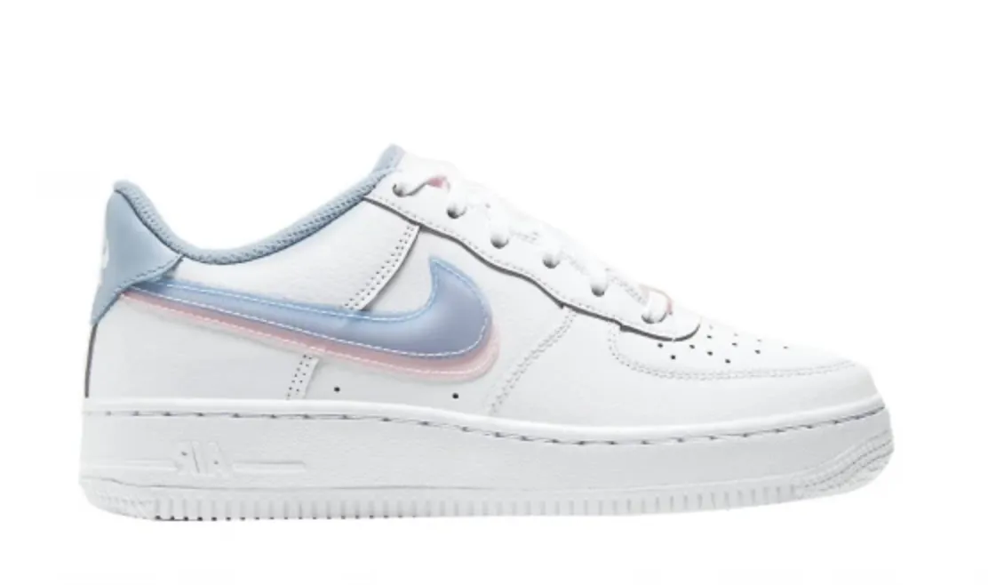 Nike Air Force 1 LV8 GS Double Swoosh White Armory Blue Arch Support Wellness Seekers