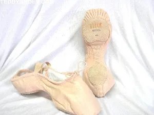 Foot Glow Water Edge Pro Flex Leather -- Split Sole Ballet -- Pink