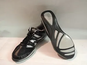 Park Day Stone Gray Ava -- Full Sole Dancesneaker --Black/Graphite