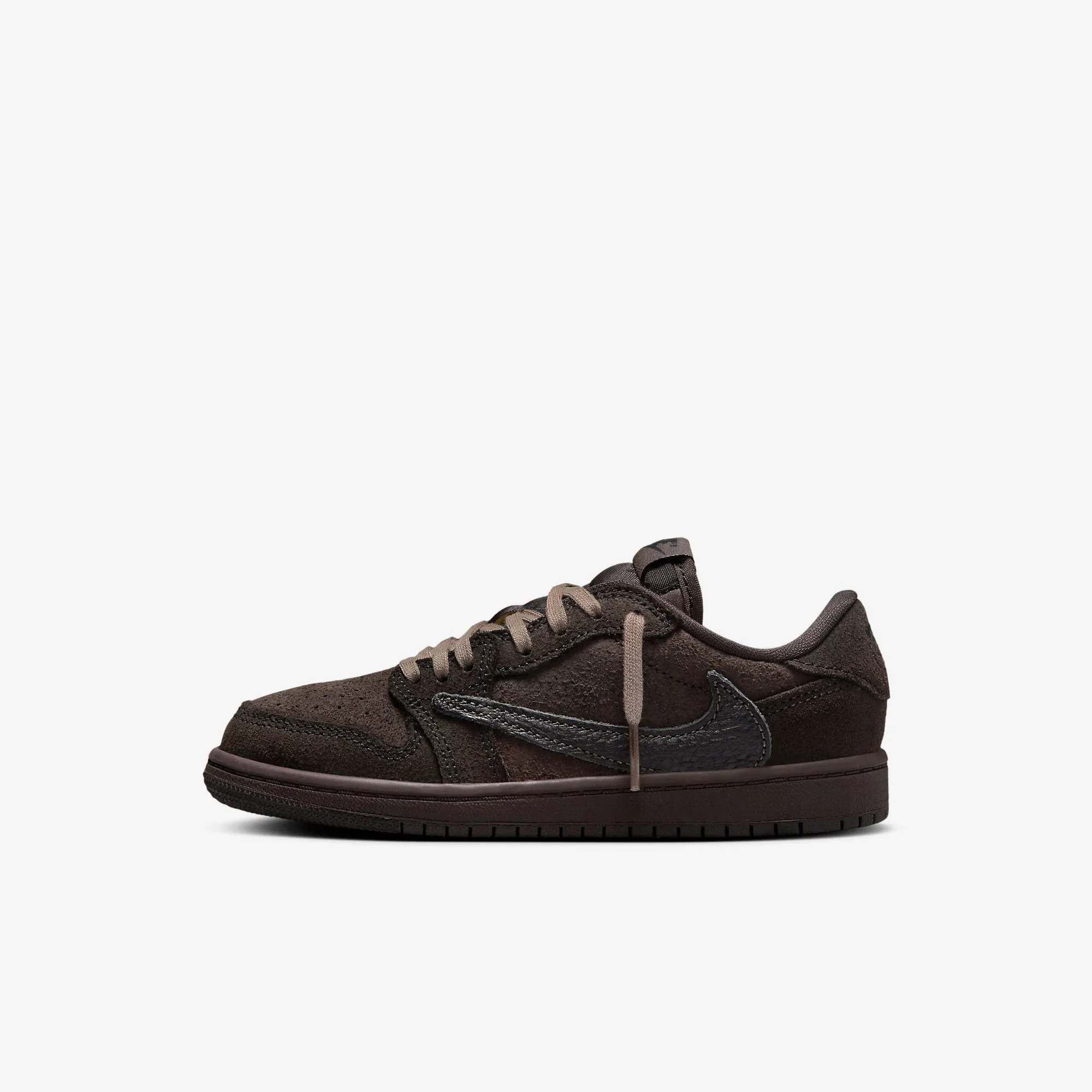 (PS) Air Jordan 1 Low OG SP x Travis Scott 'Velvet Brown' (2024) DO5442-202 Slip On Construction