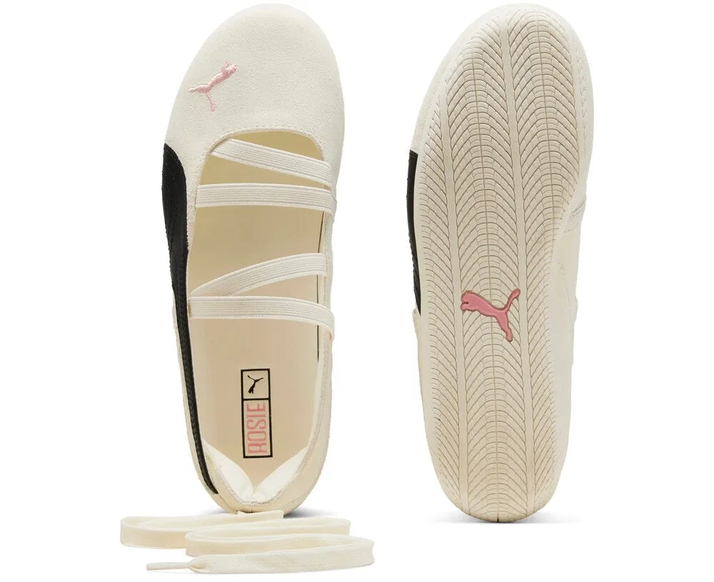 Gold Tone PUMA x ROS?? Speedcat Ballet Shoe Warm White Black Frosty Pink (Women's)
