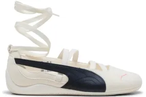 Comfort Grip Linen Air PUMA x ROS?? Speedcat Ballet Shoe Warm White Black Frosty Pink (Women's)