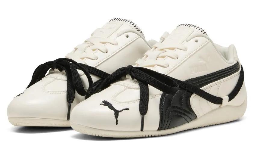 Play Mode Sweat Resistant Frequent Travelers PUMA x ROS?? Speedcat Lea Warm White Black (Women's)