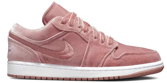 Office Cool Air Jordan 1 Low SE Pink Velvet (W)