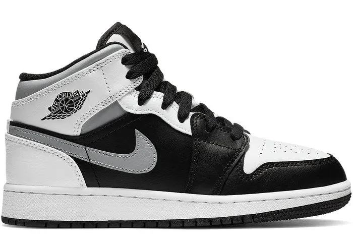 Jordan 1 Mid White Shadow (GS) Padded Comfort Standing Workers Lightweight Form Road Trip