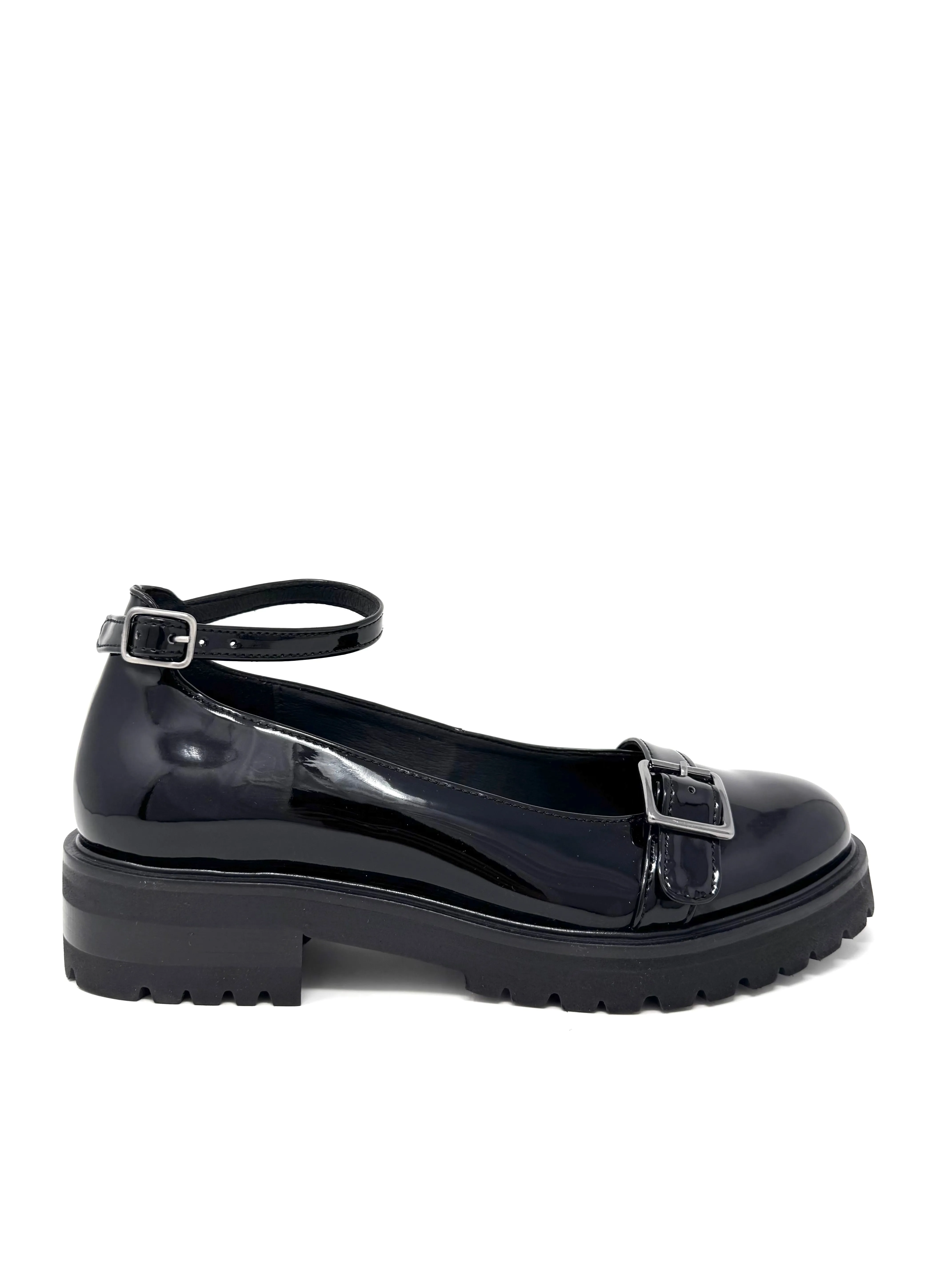 Lexie Mary Jane in Black Patent from Novacas Play Mode Family Fit
