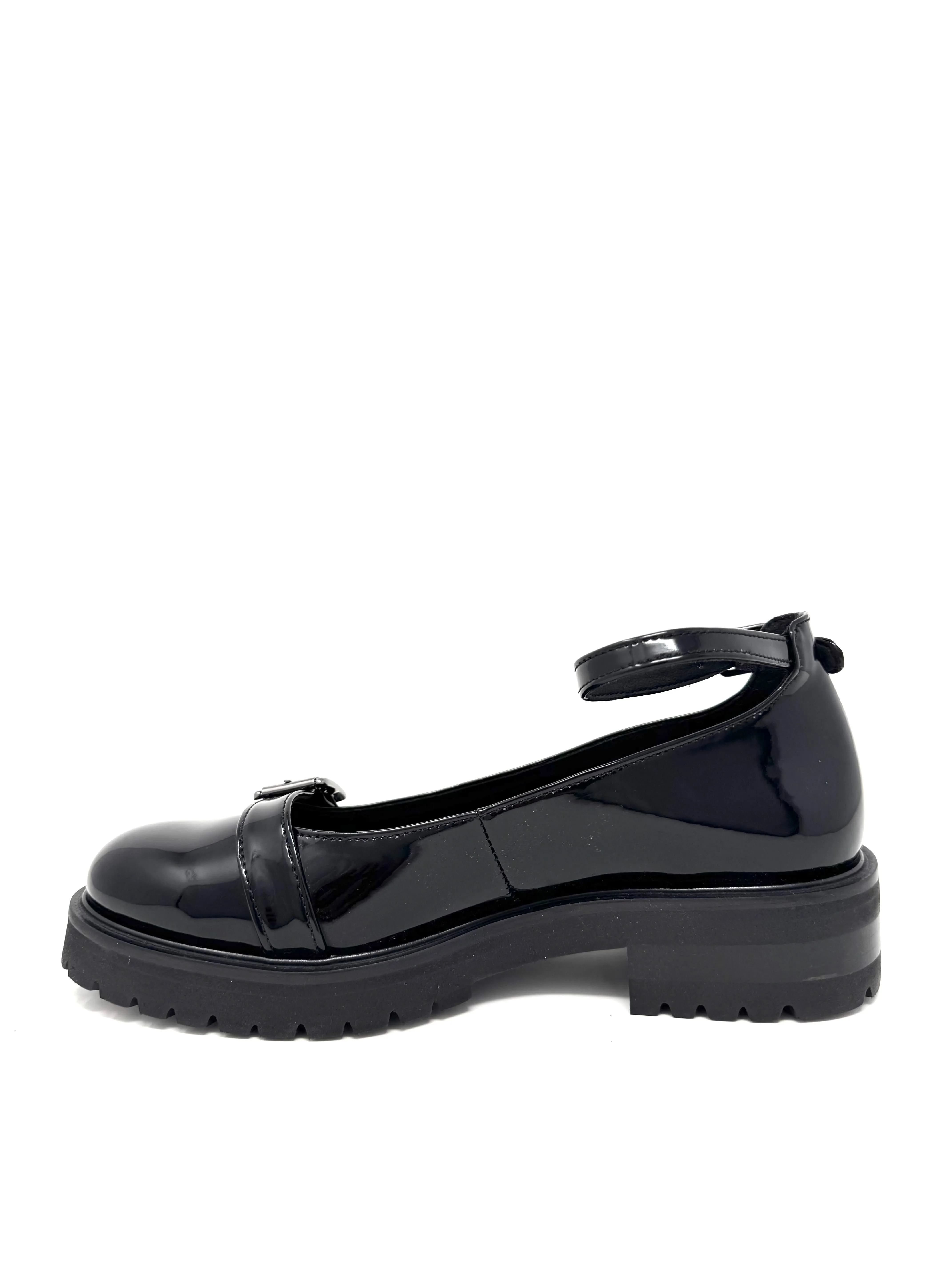 Lexie Mary Jane in Black Patent from Novacas Wood Path Easy Care Footwear