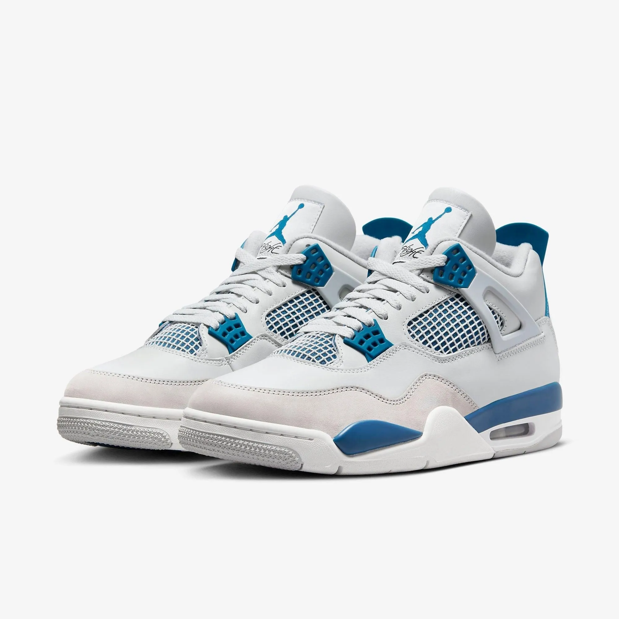 Runner's Choice (Men's) Air Jordan 4 Retro 'Military Blue / Industrial Blue' (2024) FV5029-141 Stabilizing Heel Clip