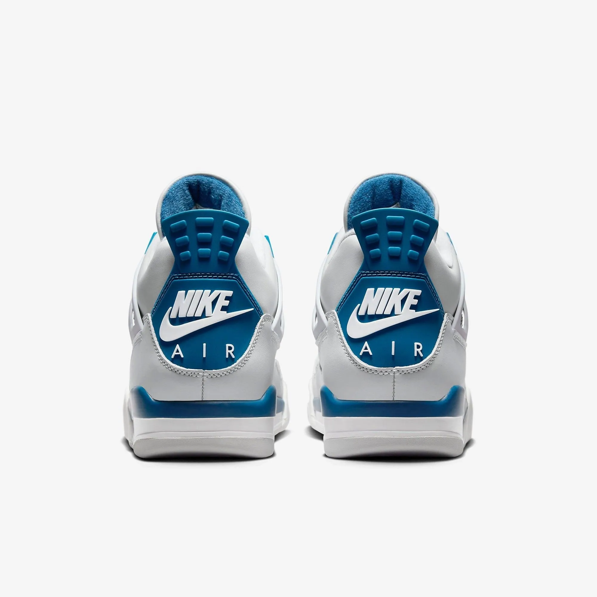 Tensile Weave Upper (Men's) Air Jordan 4 Retro 'Military Blue / Industrial Blue' (2024) FV5029-141 Stabilizing Heel Clip