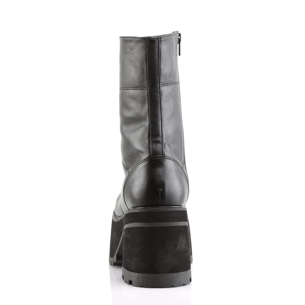 RANGER-301 Black Vegan Leather Shine Silver