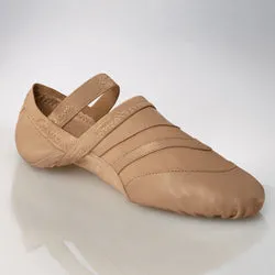 Reinforced Freeform -- Split Sole Leather Ballet/Lyrical/Modern -- Caramel