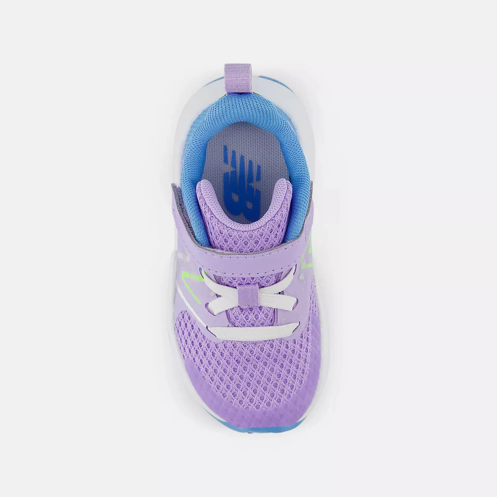 Rave Run v2 - Bungee Lace with Top Strap - Lilac Glo with Sky Blue New Drop Durable