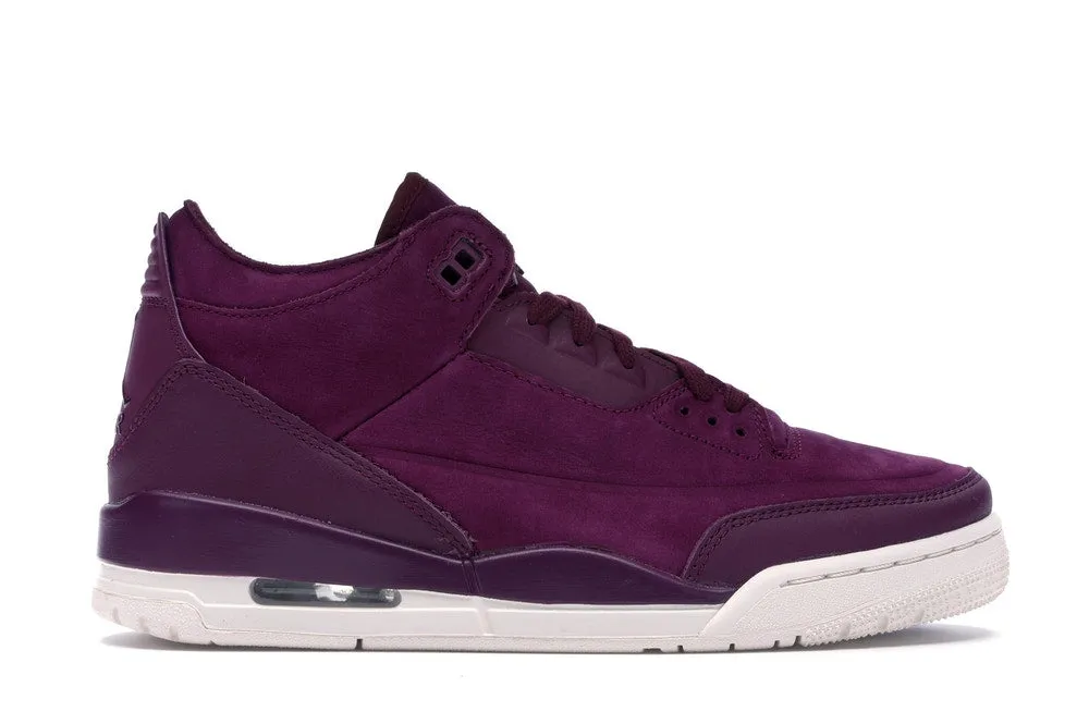 Curve Hug Jordan 3 Retro Bordeaux (W)