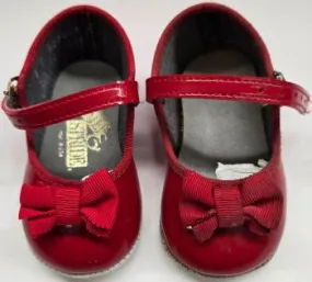 Flexible Fit City Adventure Rhian -- Infant's Mary Jane Strap Shoe -- Red Patent